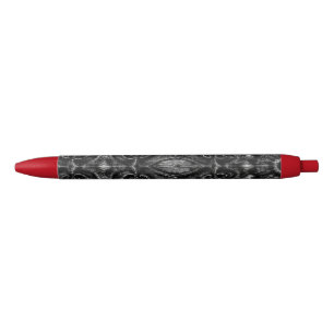 Noir Stylo à encre noire Mandala