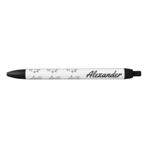 Noir Stylo à encre noire personnalisable Thunderbirds