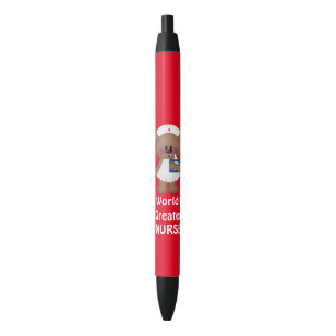 Noir Stylo à encre noire pour la plus grande infirmière