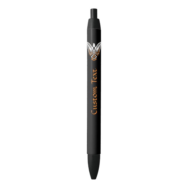 Noir Stylo à encre noire pour oiseaux celtes (devant Vertical)