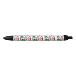 Noir Stylo à motif de Noël