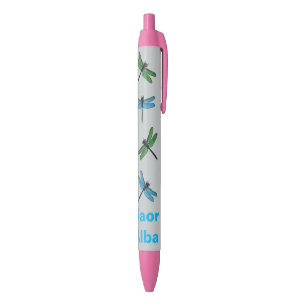Noir Stylo alba de libellule de Saor de l'indépendance