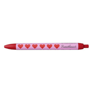 Noir Stylo amoureux / Rose