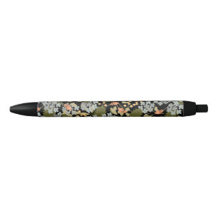 Noir Stylo assez floral de fleur