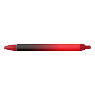 Noir Stylo Avec Dégradé Rouge