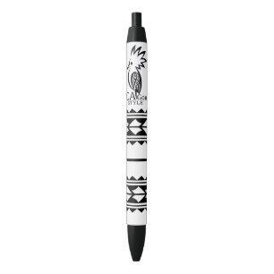 Noir Stylo Cagou Style. Tribal Tattoo