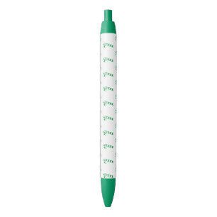 Noir Stylo - Cannes de bonbon vertes
