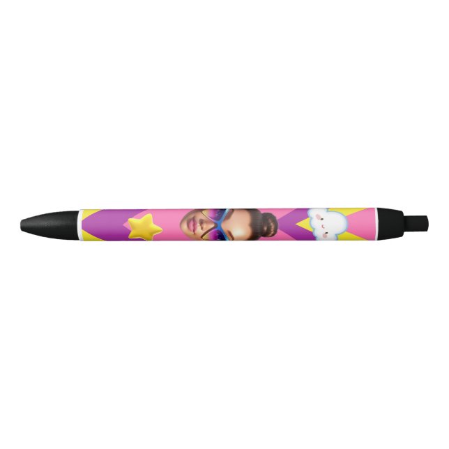 Noir Stylo Carton mignon (Devant)