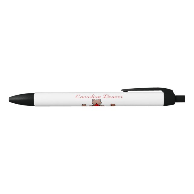 Noir Stylo castor canadien (Haut)