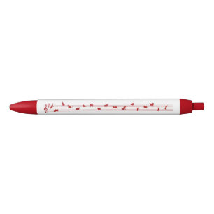 Noir Stylo conceptuel rouge de chanson de chat d'art