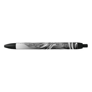 Noir Stylo de conception abstrait encre