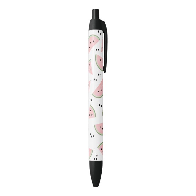 Noir Stylo de frénésie de pastèque (Bas (Vertical))