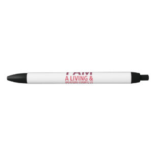 Noir Stylo de motivation typographique