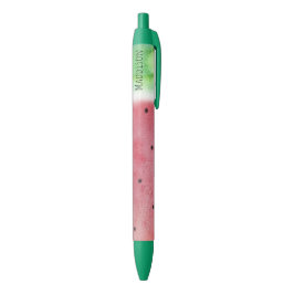 Noir Stylo de pastèque, stylo personnalisé de pastèque