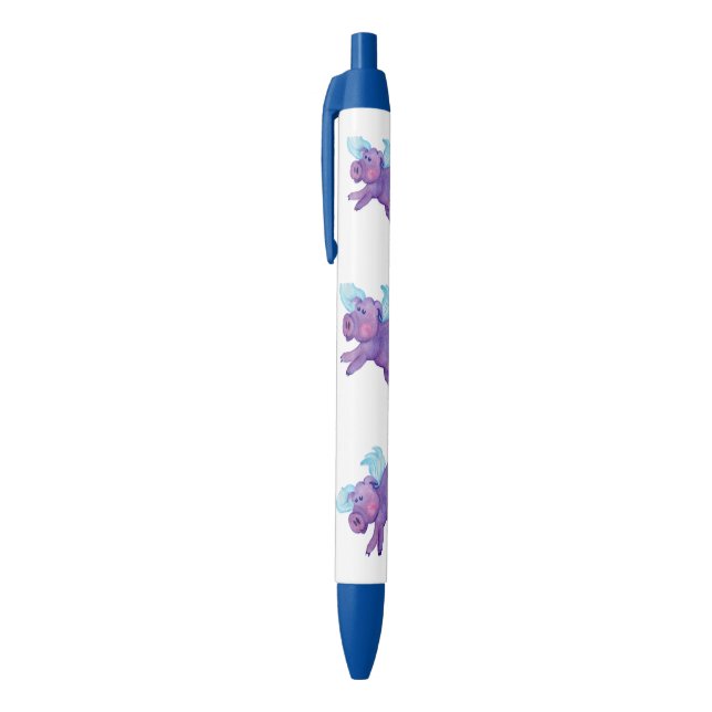 Noir Stylo de porc pourpre de vol (Haut (Vertical))
