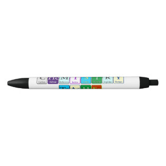 Noir Stylo de professeur de chimie