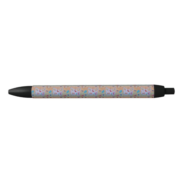 Noir Stylo de rêve papillon (Devant)