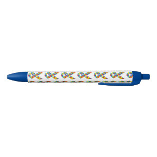 Noir Stylo de sensibilisation sur l'autisme