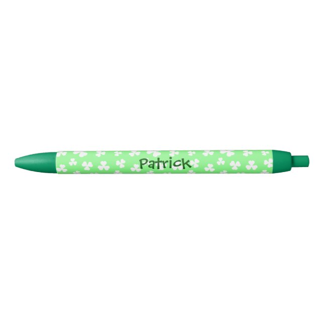 Noir Stylo de shamrock (Devant)