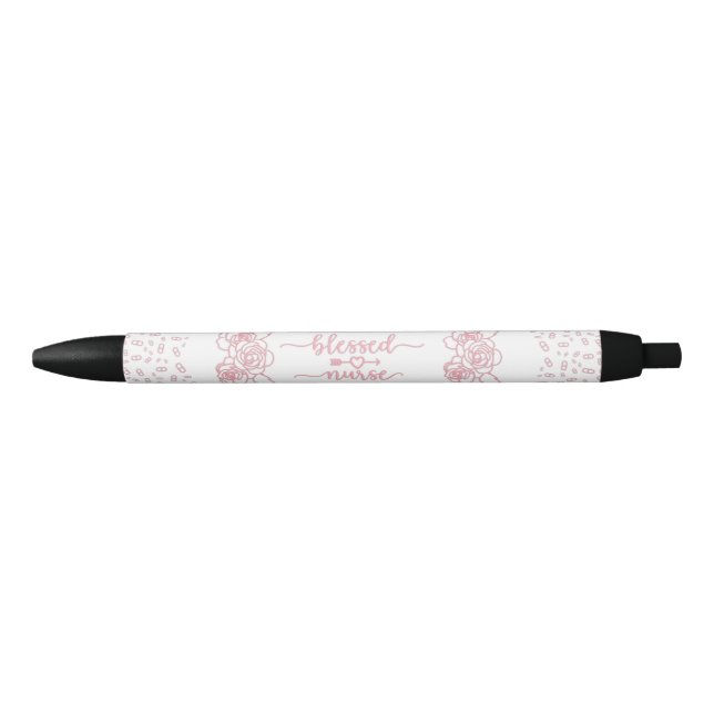 Noir Stylo de soins infirmiers (Devant)