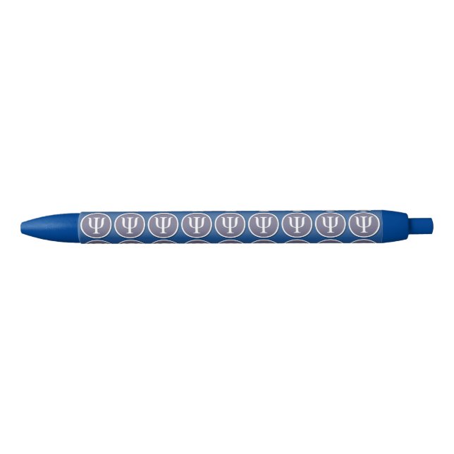 Noir Stylo de symbole de psychologie (Devant)