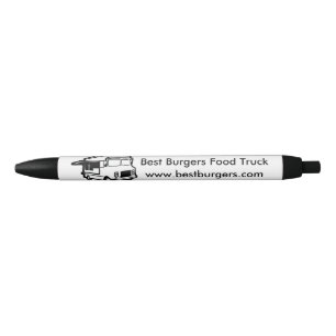 Noir Stylo de vente de camion de nourriture