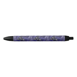 Noir Stylo d'encre d'art abstrait de requin