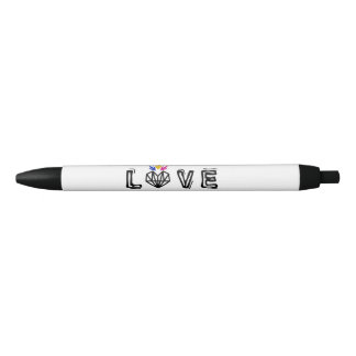 Noir Stylo d'encre du logo Bold Love