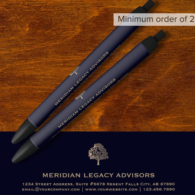 Noir Stylo d'encre logo sophistiqué (Créateur téléchargé)