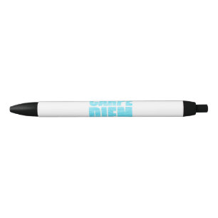 Noir Stylo d'encre noire Carpe Diem