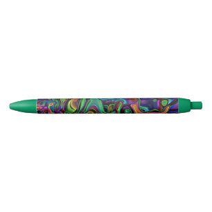 Noir Stylo d'encre noire de fonte du cerveau