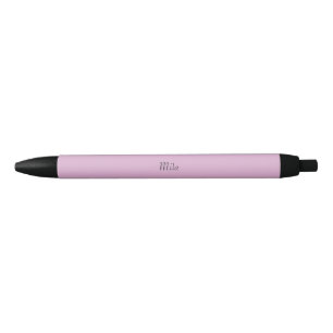 Noir Stylo d'encre personnalisé par rose angora