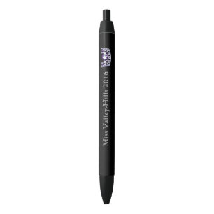 Noir Stylo d'encre personnalisée style Miss America USA