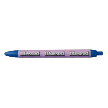 Stylo d'encre pourpre à l'argent