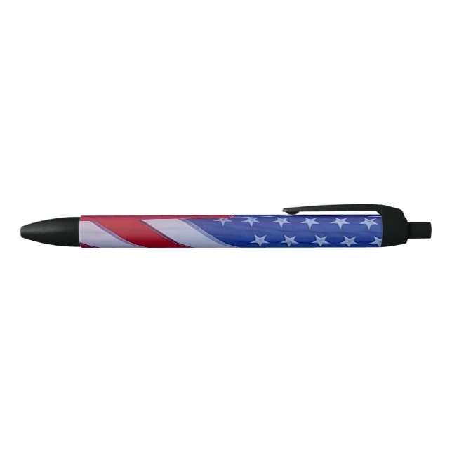 Noir stylo drapeau américain (Haut)