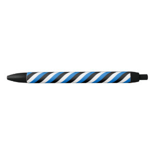 Noir Stylo drapeau Estonie