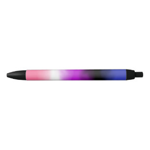 Noir Stylo drapeau Genderfluid