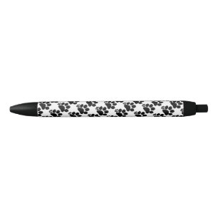 Noir Stylo - empreinte de patte botté avec la pointe d