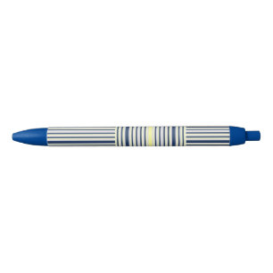 Noir Stylo et stylo de l'école Bleu Jaune Bande