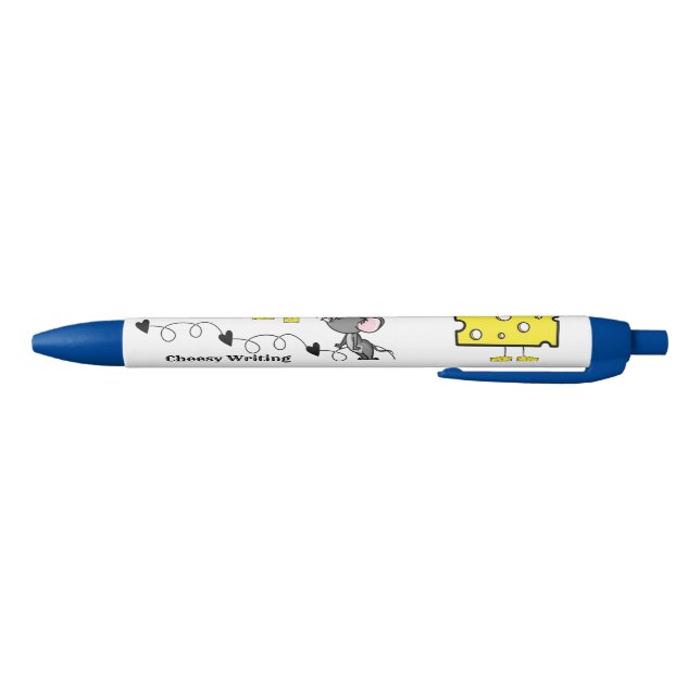 Noir Stylo et stylo scolaire Souris Coeurs de fromage (Bas)