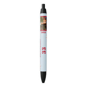 Noir Stylo fait sur commande d'encre avec la photo