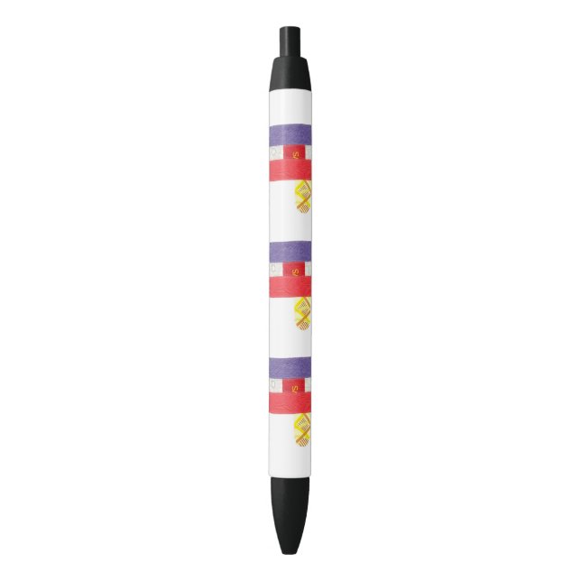 Noir Stylo français de baguette (devant Vertical)