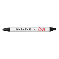 Stylo Geeks Math Égal Amour