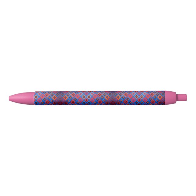 Noir Stylo géométrique dynamique (Devant)
