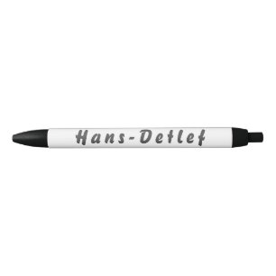 Noir Stylo Hans-Detlef