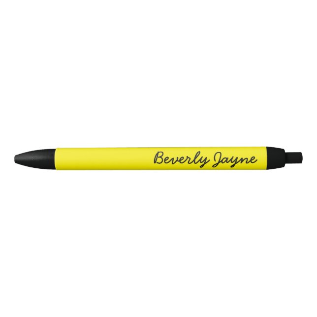 Noir Stylo jaune (Devant)