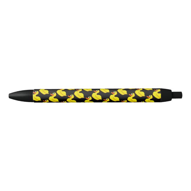 Noir Stylo jaune de canard (Devant)