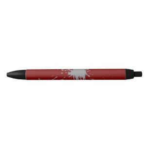 Noir Stylo Marron Argent Classique Encre Noire