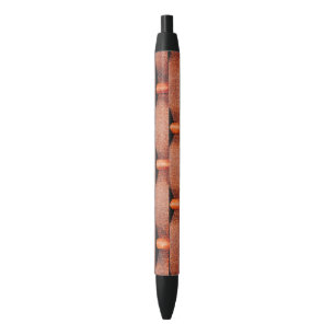 Noir Stylo métallique rouillé