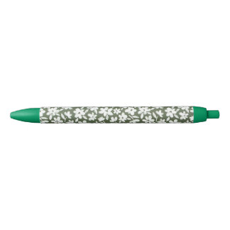 Noir Stylo mon jardin vert olive